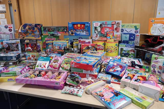 Some of the presents from last year's campaign