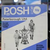 The matchday programme from Posh v Leeds in 1974 cost 10p!