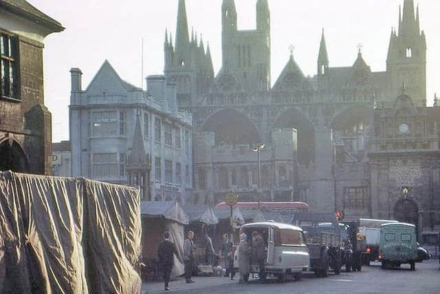 Many Peterborians believe establishing a permanent or semi-permanent market on the square would be a good thing (image: Peterborough Images Archive)