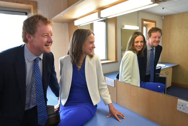 Paul Bristow with Helen Whately MP, Exchequer Secretary to the Treasury at The Key Theatre