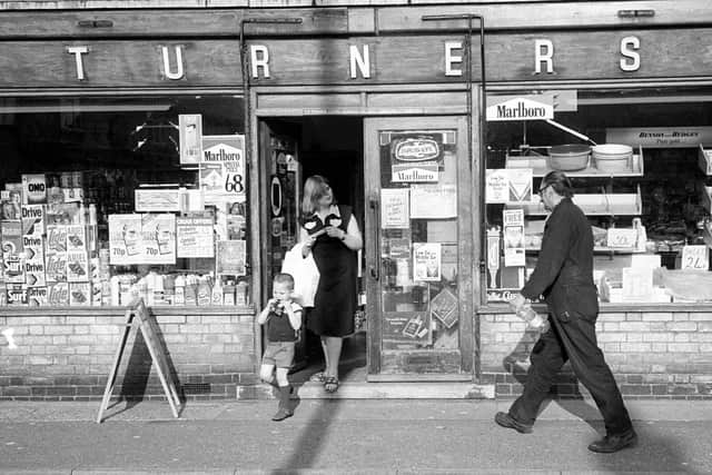 Aubrey visiting Turners in 1980