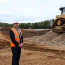 Ben Smith, managing director for Persimmon East Midlands, at the Barnwell Walk site in Oundle, near Peterborough