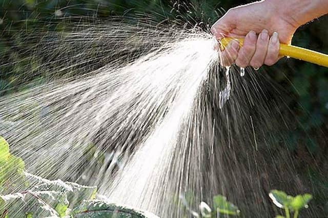 Residents are being urged to use water sensibly during the heat wave
