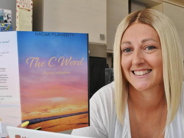 The C Word book author Naomi Flaherty at home at Eye (image: David Lowndes).