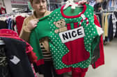 Christmas jumpers will be on offer at the event        (Photo: SAUL LOEB/AFP via Getty Images)