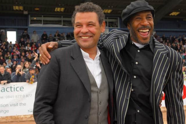Celebrity guests and Red Dwarf stars, Craig Charles and Danny John Jules, made an appearance at the 2009 festival (image: David Lowndes)
