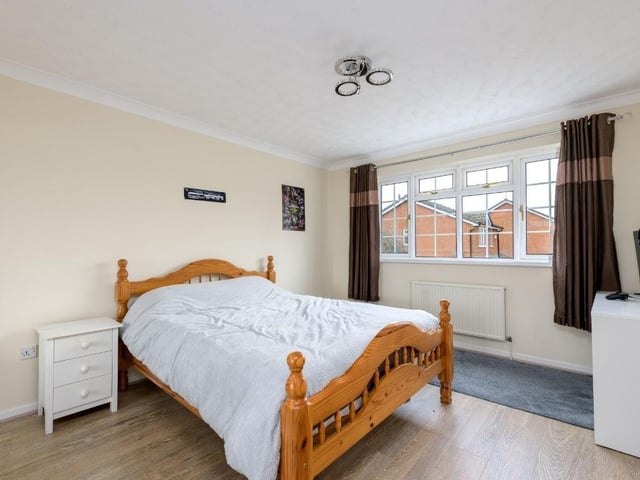 One of the bedrooms