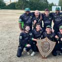 Newborough CC after winning the Stamford T20 KO Shield for the first time earlier this week.