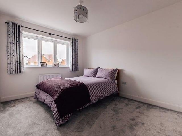 One of the bedrooms