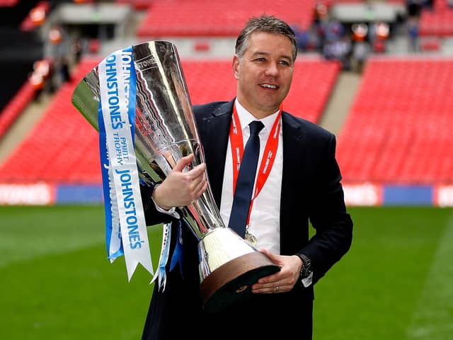 Darren Ferguson has tasted play-off success with Posh before. (Photo by Ben Hoskins/Getty Images)