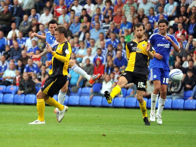 Tomlin made his Posh debut at London Road on the opening day of the season. It was a comfortable 3-0 win with George Boyd, Aaron McLean and Grant McCann scoring the goals. Tomlin came on for McLean in the 78th minute.
He scored his first goal a month later at Exeter in to rescue a 2-2 draw.
