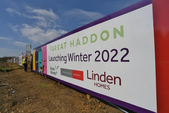 Great Haddon housing   works start