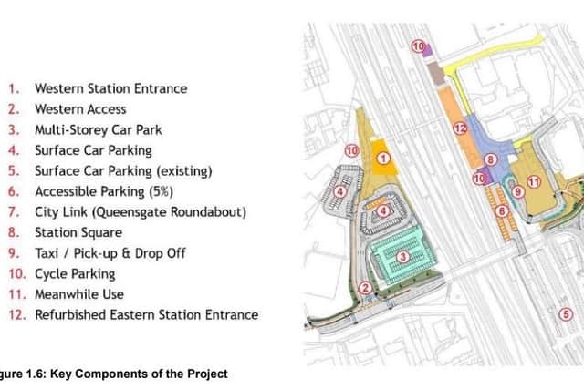 Design plans make up part of a new Station Quarter master plan to be scrutinised by councillors
