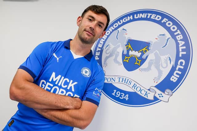 New Posh signing Tom O'Connor. Photo Joe Dent/theposh.com