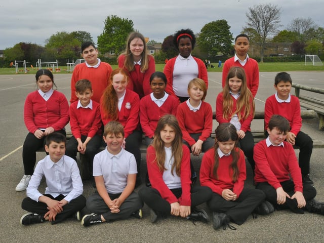 Highlees School year 6 pupils.