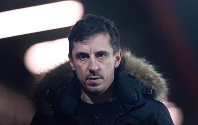 Salford City co-owner Gary Neville. Photo: James Gill/Danhouse/Getty Images.