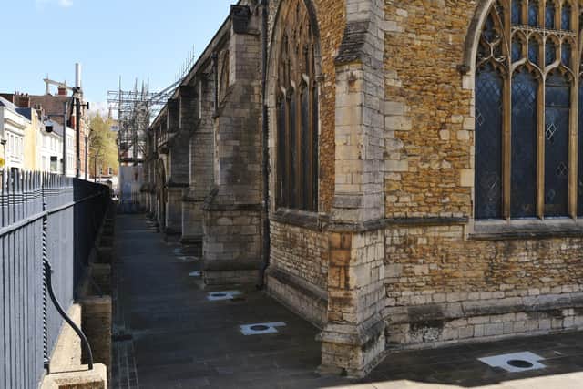Planning permission has been given to St John the Baptist Church, in Church Street, Peterborough, to put up a new metal gate to stop rough sleepers gathering in its North Porch. The gate is planned for the west entrance to the porch.