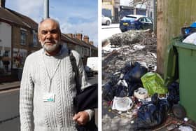 Cllr Ansar Ali has raised concerns over fly-tipping and litter in his Peterborough ward