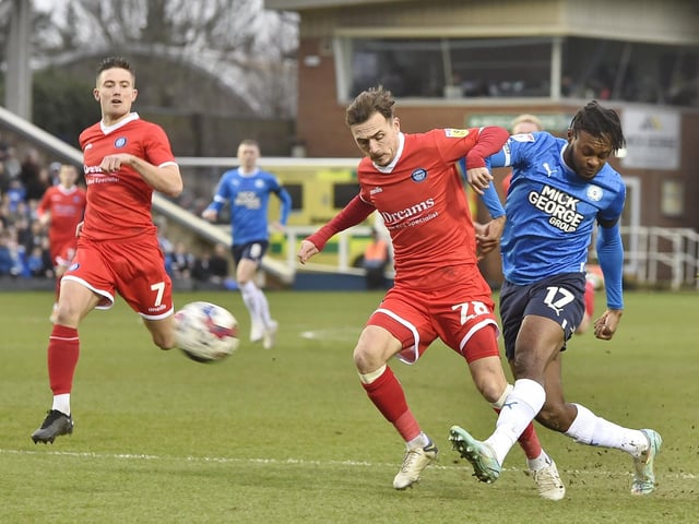 Played a strong part in the early Posh goal with a decent pass to scorer Randall and denied a goal soon after half-time by a good save after a powerful surge into the penalty area, but often looked clumsy in possession - 6.