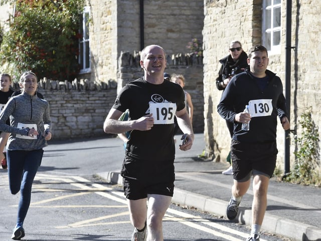 The seniors race