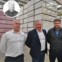 Peterborough-based EPD Insulation Group,  from left, Steve McMillan, Commercial Director, Steve Boon, CEO, Tony Brown, MD,  Lloyd Frith-Robinson, Finance Director. Inset: Ben Popple, sales director.