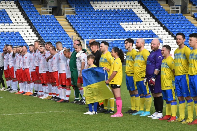 A show of support for Ukraine.