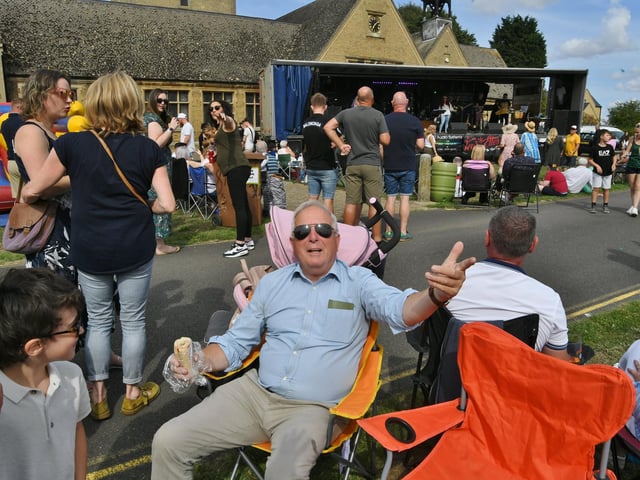 Even the Peterborough Telegraph's photographer joined in the fun!