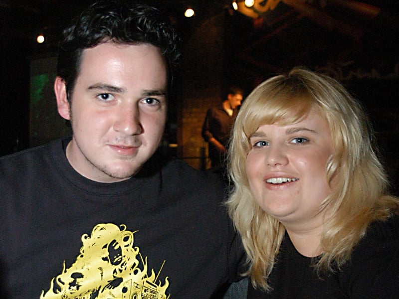 A night out in 2004 at Edwards Bar, Broadway, Peterborough