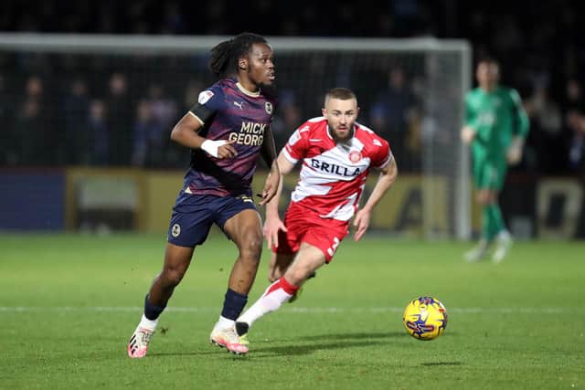 Peter Kioso in action for Posh. Photo: Joe Dent/theposh.com