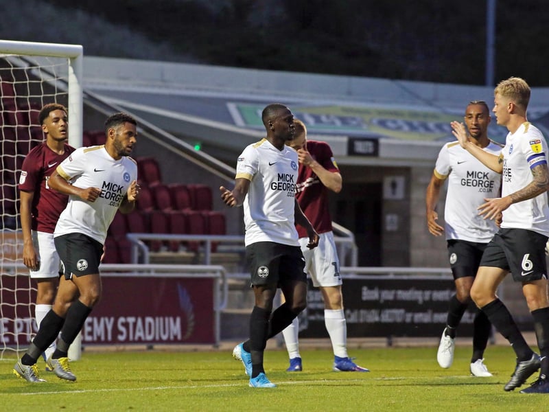 First Posh goal at 19 years 08 months 29 days, v Northampton Town, September 3, 2019 (pictured). Posh signed him from Aldershot as a 16 year-old. His first Posh goal arrived in a 2-0 EFL Trophy win at Cobblers. Kanu started just 21 Posh matches in five years, but did become a Sierra Leone international, before joining National League Barnet last season. He scored two further Posh goals after his goal at Sixfields. Went on loan to Port Vale, Boreham Wood and Northampton before leaving London Road.