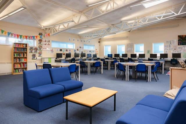 Sir Harry Smith's newly transformed library.