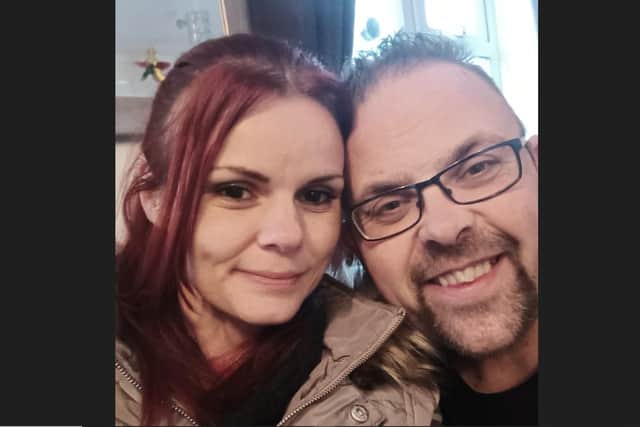 Gemma and her fiancee Philip.