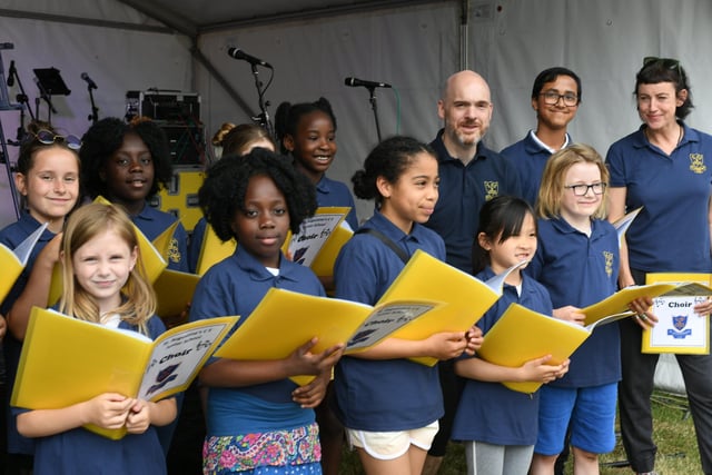 Performing were St Augustine's Children's' Choir.