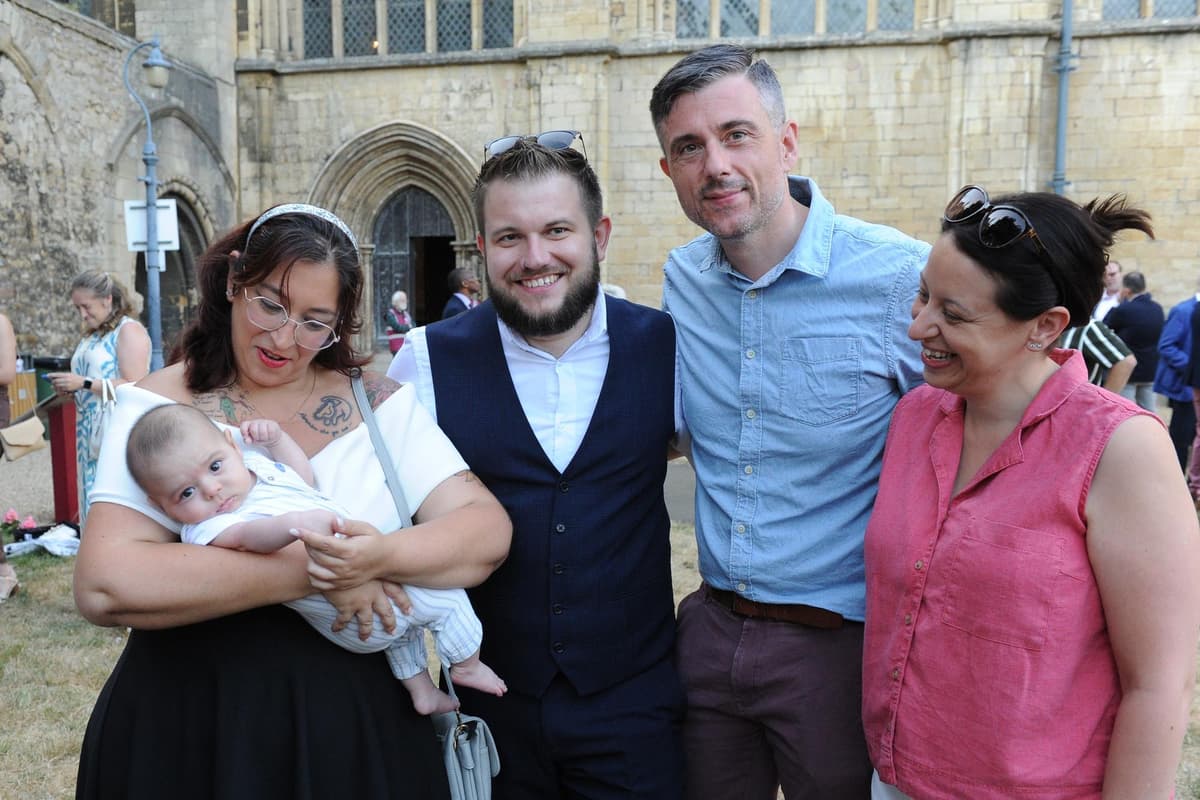 Peterborough family reunited with staff who delivered their baby in ...