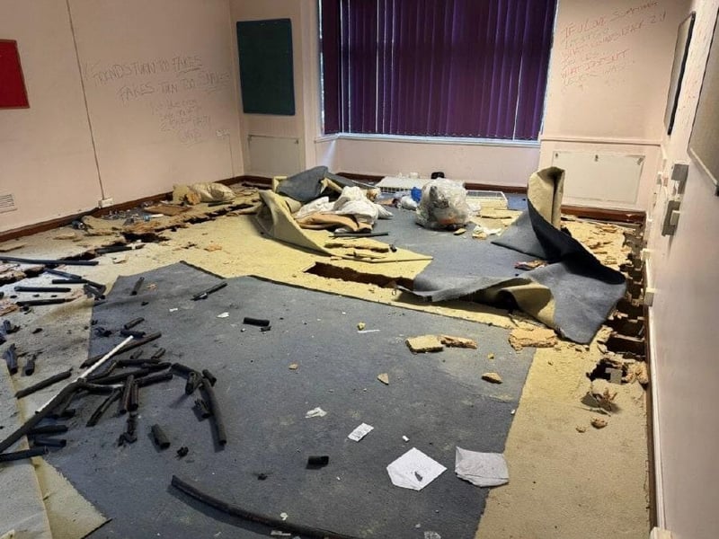 Police have received numerous calls about activity at the property among the homeless community and known drug users, who have taken up residency within the vacant premises