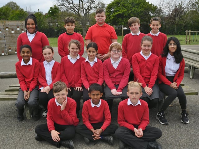 Highlees School year 6 pupils.