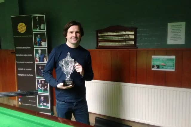 Tournament winner Stuart Watson