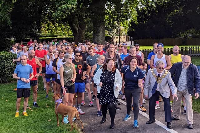 More than 100 people took part in the first 5k run through Wisbech Park