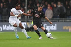 Tom O'Connor in action for Posh at Bromley.  Photo Joe Dent/theposh.com.