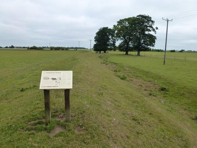 Recognised as the lowest hill fort in England, Stonea Camp dates back to the Iron Age. Situated just two metres above sea level, Stonea is believed to be the site of a major battle between the conquering Romans and the Iceni tribe. The site, located near Wimblington, can easily be explored on foot.
