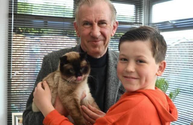 When war broke out in Ukraine, Peterborough couple Frank Anderson, 56, and his Ukrainian wife, Olha, 48, devised an elaborate mission to rescue Olha's pet cat Murchik from her war-torn former family home. It took them five attempts to get Murchik across the border and into Romania, before the cat travelled 2,500 miles through five different European countries to reach the safety of their Thorney home.