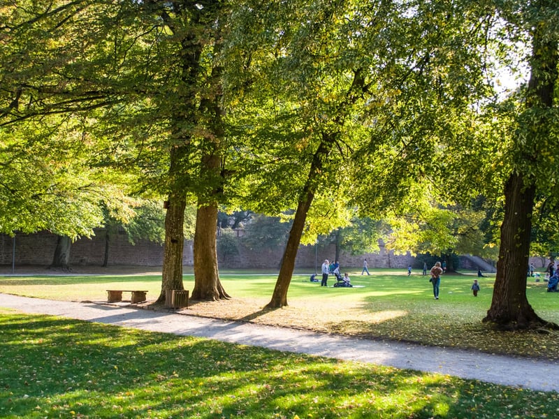 40p of every £100 spent by the council is spent on parks and open spaces