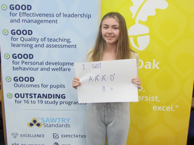 Olivia Baxter from Sawtry Village Academy