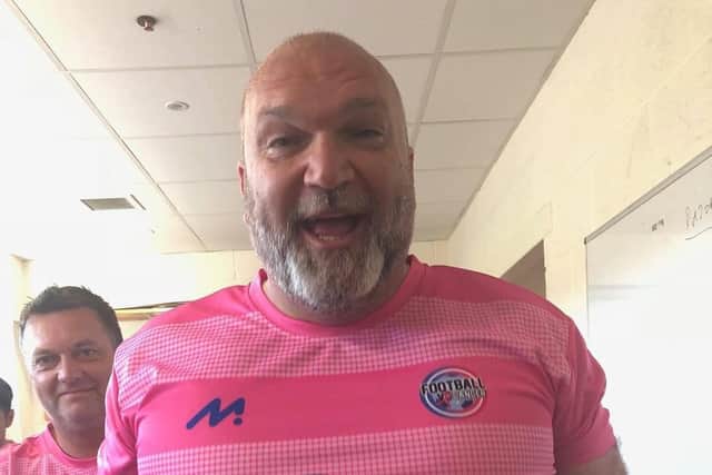 Neil 'Razor' Ruddock will play in Football vs Cancer for cancer charity Anna's Hope this weekend