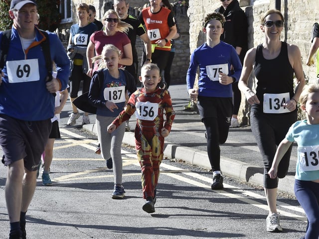 One youngster dressed as Iron Man
