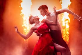 Karen Hauer and Gorka Marquez in Firedance coming to Peterborough New Theatre Feb 22