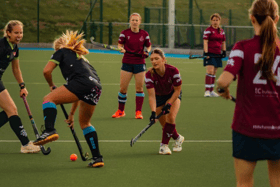 Bourne Deeping hockey club action.