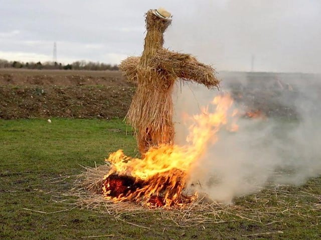 The burning of the bear