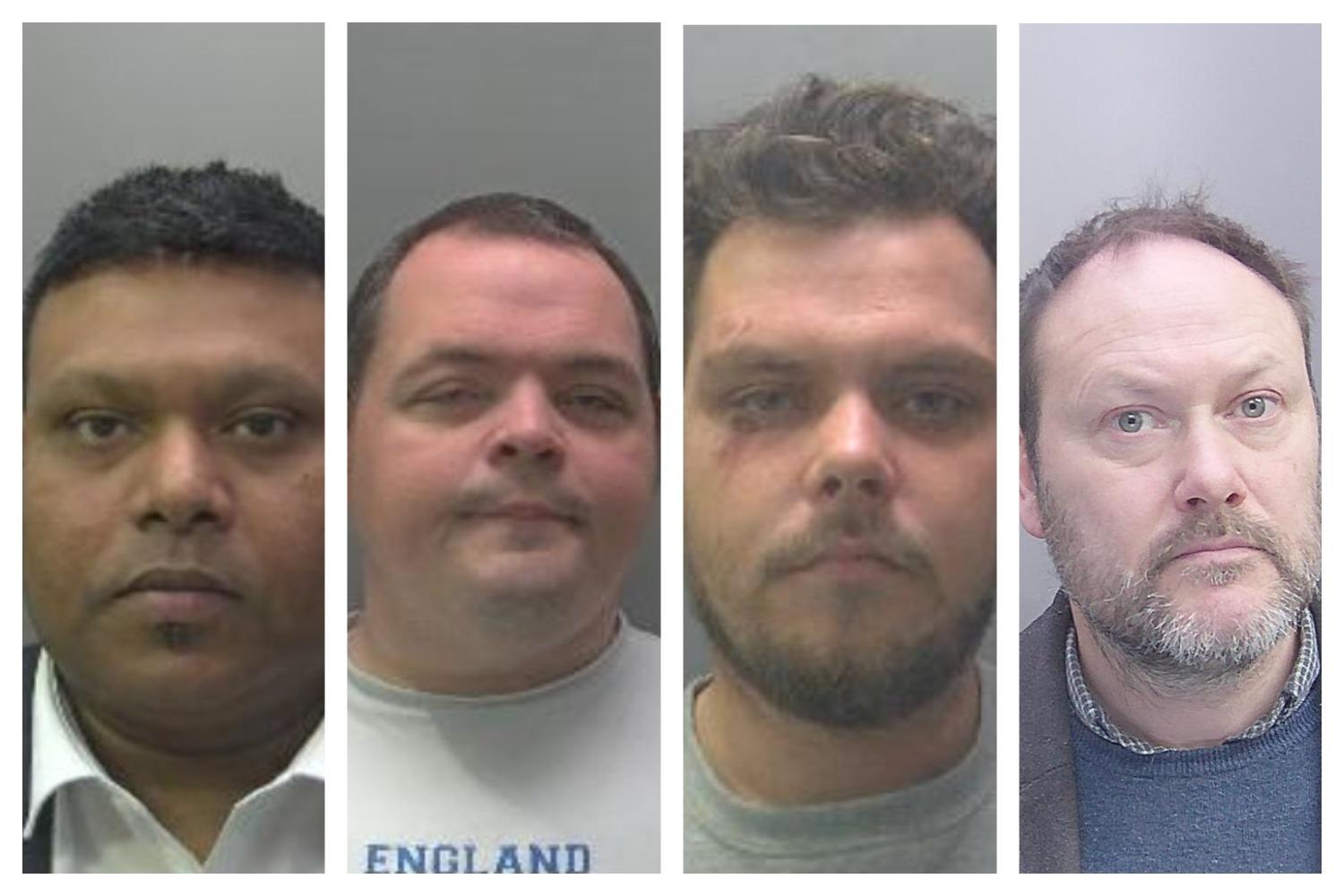 The faces of some of the crooks jailed for crimes in and around Peterborough in November