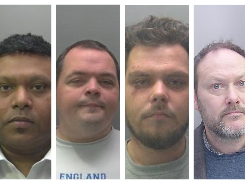 The faces of some of the crooks jailed for crimes in and around Peterborough in November